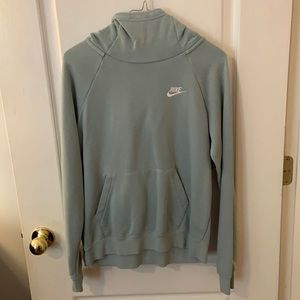 Blue Nike Cowl Neck Sweatshirt Size S